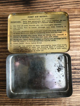 Load image into Gallery viewer, Vintage First Aid/Dressing Tins