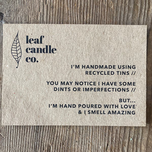 Leaf Candle Co. x Redheads. - Soy Candles