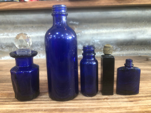 Blue Apothecary/Scent Bottles
