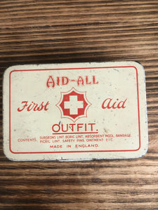 Vintage First Aid/Dressing Tins