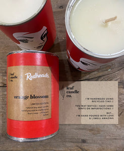 Leaf Candle Co. x Redheads. - Soy Candles